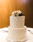 Petite Diagonal Buttercream Cake
