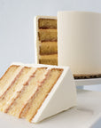 Almond Strawberry Brulée Cake
