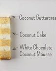 White Chocolate Coconut Cake