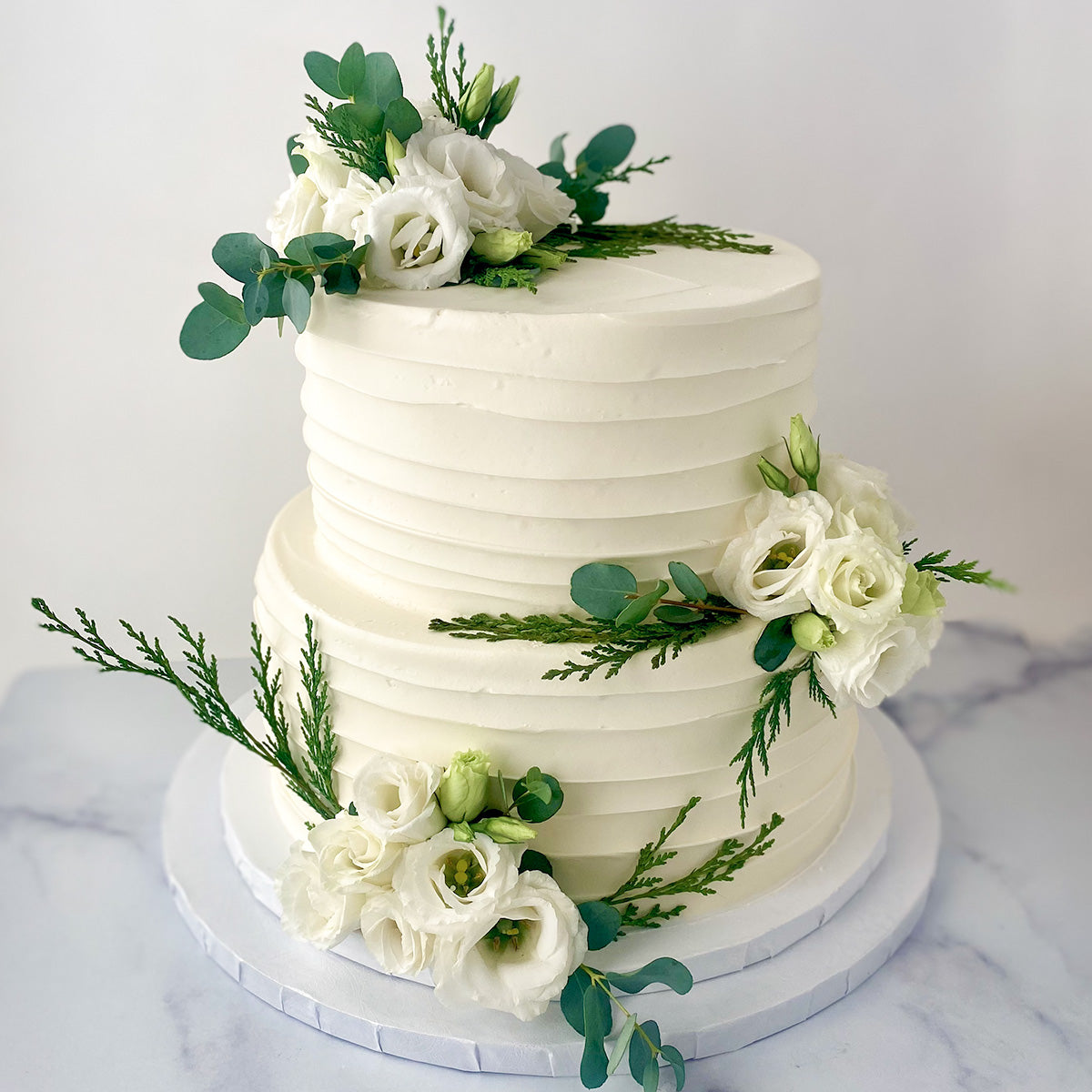Petite Lines Buttercream Cake