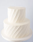Petite Diagonal Buttercream Cake